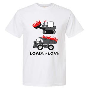 Dump Truck Valentine's Day Of Lover Gift Garment-Dyed Heavyweight T-Shirt