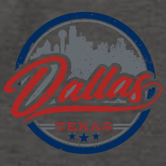 Dallas Texas Vintage Travel Stamp Vector Backpack