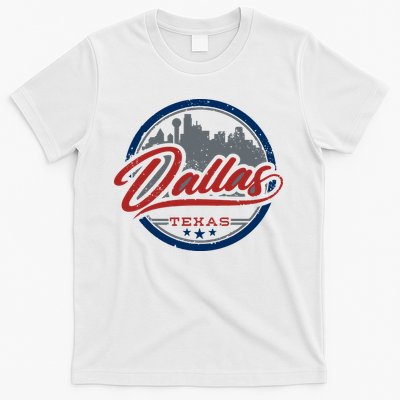 Dallas Texas Vintage Travel Stamp T-Shirt