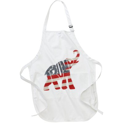 Donald Trump Vintage Republican Elephant USA Flag Apron