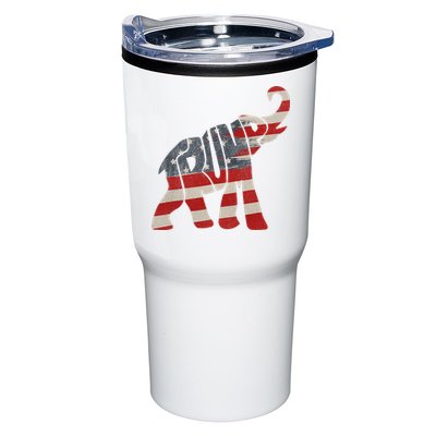Donald Trump Vintage Republican Elephant USA Flag Tumbler