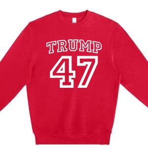 Donald Trump Vance 2024 Election 47th President Premium Crewneck Sweatshirt