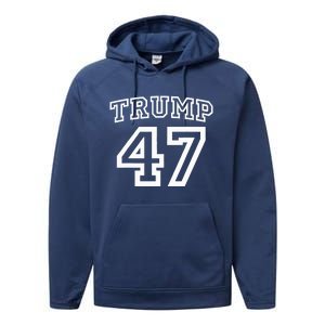 Donald Trump Vance 2024 Election 47th President Performance Fleece Hoodie