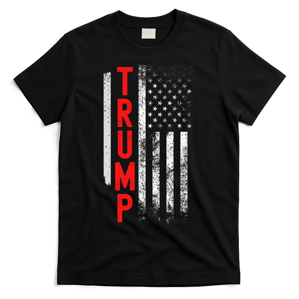 Donald Trump Vintage USA Flag 2024 T-Shirt
