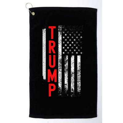Donald Trump Vintage USA Flag 2024 Golf Towel