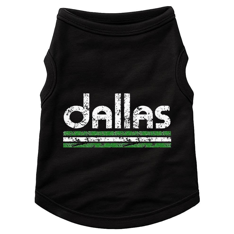 Dallas Texas Vintage Weathered Throwback Doggie Tank