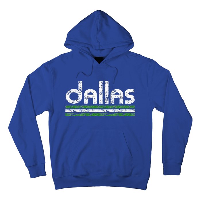 Dallas Texas Vintage Weathered Throwback Hoodie