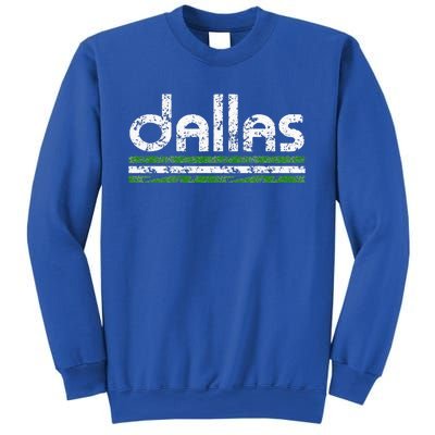 Dallas Texas Vintage Weathered Throwback Sweatshirt