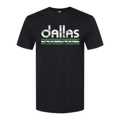 Dallas Texas Vintage Weathered Throwback Softstyle® CVC T-Shirt