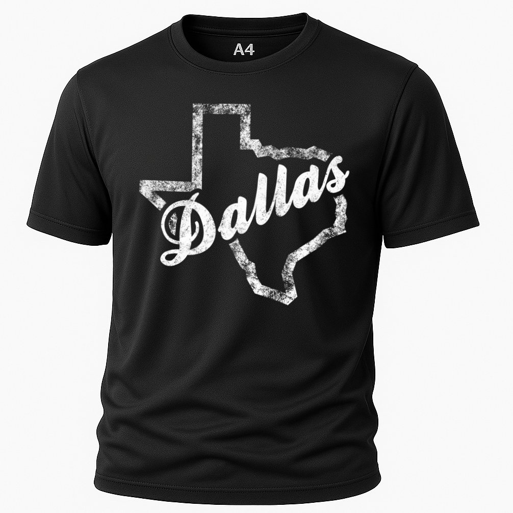 Dallas Texas Vintage Gift Cooling Performance Crew T-Shirt