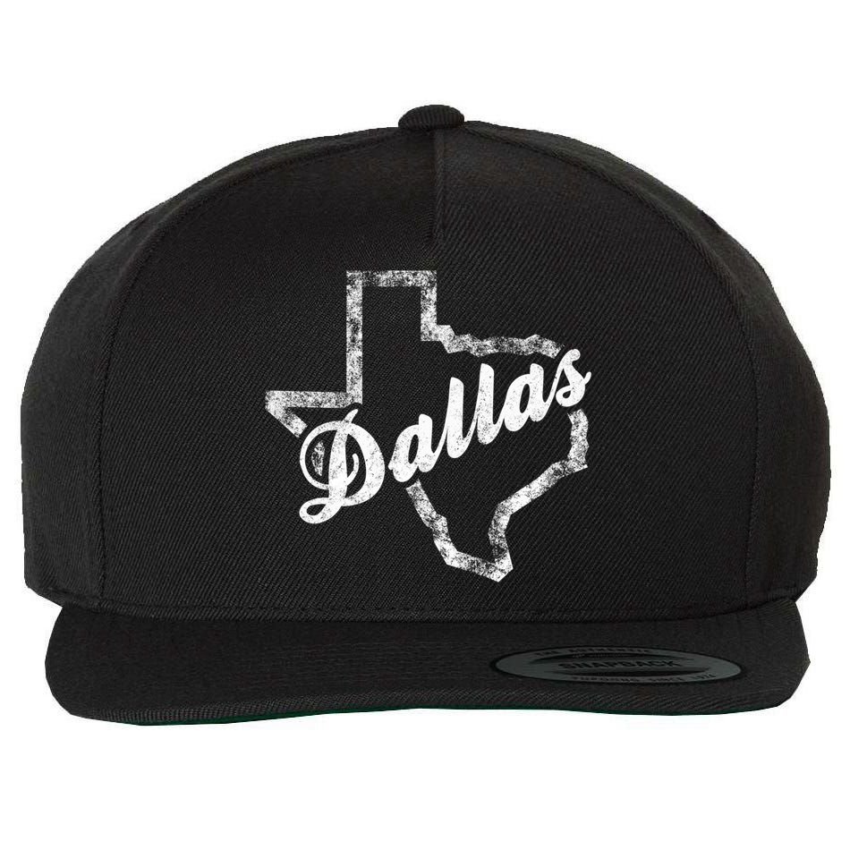 Dallas Texas Vintage Gift Wool Snapback Cap