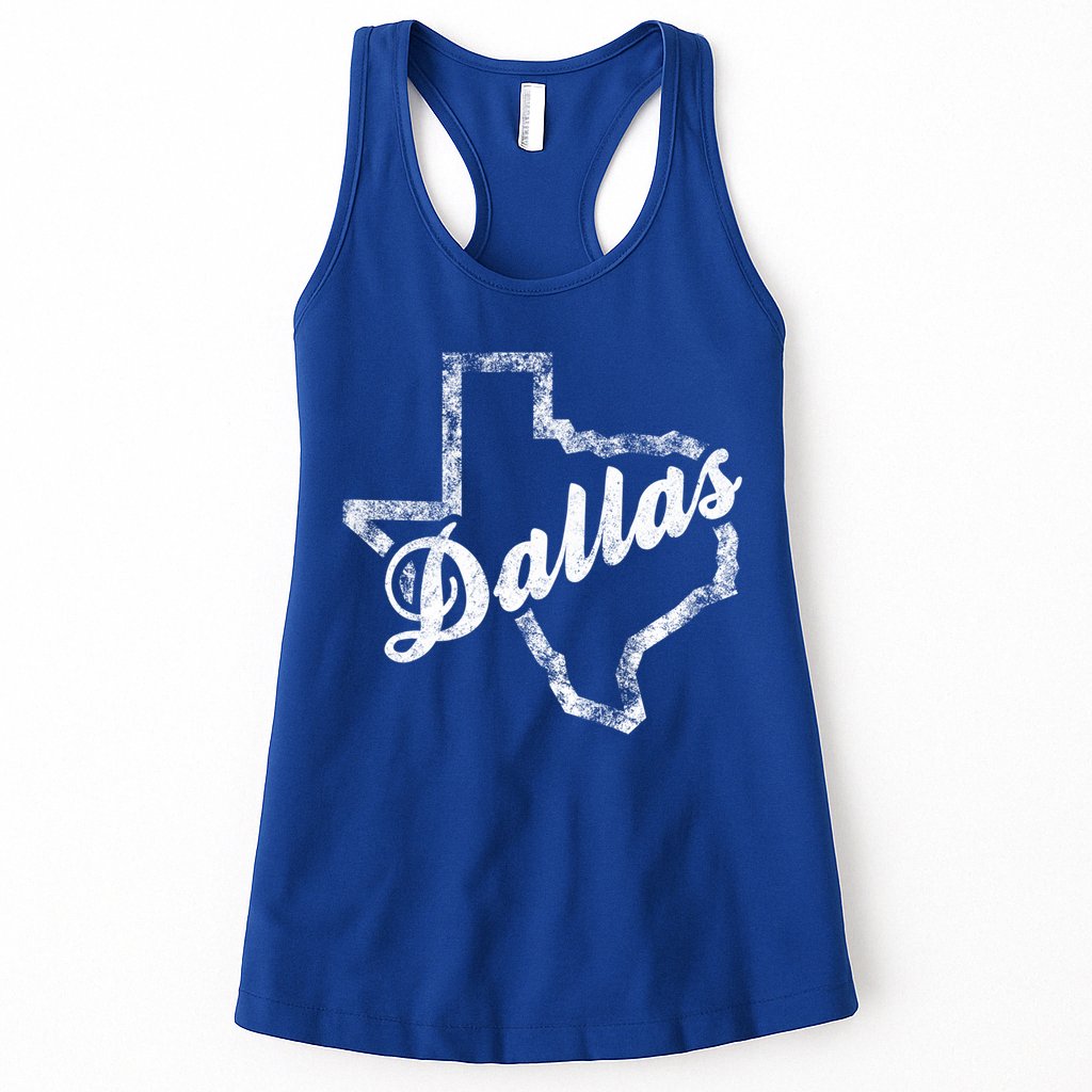 Dallas Texas Vintage Gift Womens Tank Top
