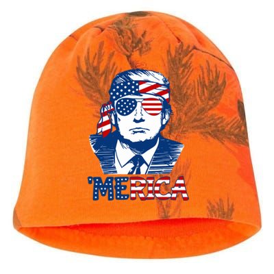 Donald Trump Vintage Patriotic Merica Kati - Camo Knit Beanie