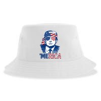 Donald Trump Vintage Patriotic Merica Sustainable Bucket Hat