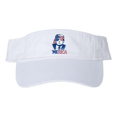 Donald Trump Vintage Patriotic Merica Valucap Bio-Washed Visor