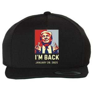 Donald Trump Won Inauguration Election 2024 Wool Snapback Cap