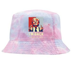 Donald Trump Won Inauguration Election 2024 Tie-Dyed Bucket Hat