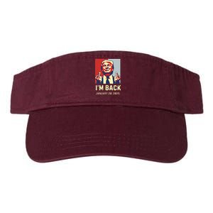 Donald Trump Won Inauguration Election 2024 Valucap Bio-Washed Visor