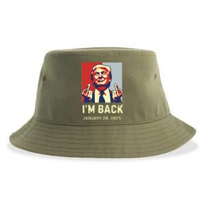 Donald Trump Won Inauguration Election 2024 Sustainable Bucket Hat