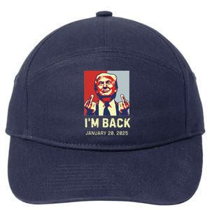 Donald Trump Won Inauguration Election 2024 7-Panel Snapback Hat