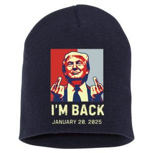 Donald Trump Won Inauguration Election 2024 Short Acrylic Beanie