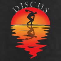 Discus Throw Vintage Sunset Discus Thrower Discus Athlete Hat