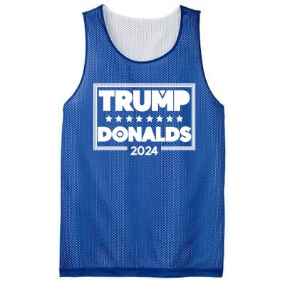 Donalds Trump Voter Clothing 2024 Election Gift Mesh Reversible Basketball Jersey Tank