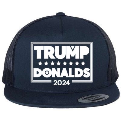 Donalds Trump Voter Clothing 2024 Election Gift Flat Bill Trucker Hat