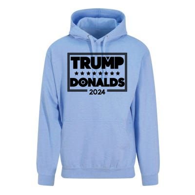 Donalds Trump Voter Clothing 2024 Election Gift Unisex Surf Hoodie