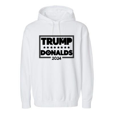 Donalds Trump Voter Clothing 2024 Election Gift Garment-Dyed Fleece Hoodie