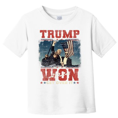 Donald Trump Wins Us Presidency Trump Won 2024 Presidential Election Toddler T-Shirt