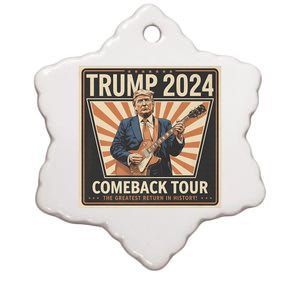 Donald Trump Wins Us Presidency Trump Won 2024 Presidential Election Ceramic Star Ornament