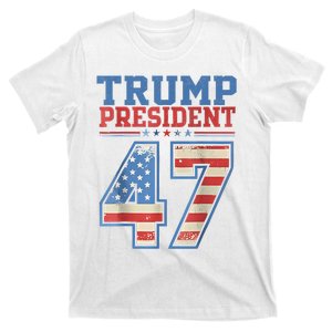 Donald Trump Wins Us Presidency Trump Won 2024 Presidential Election T-Shirt