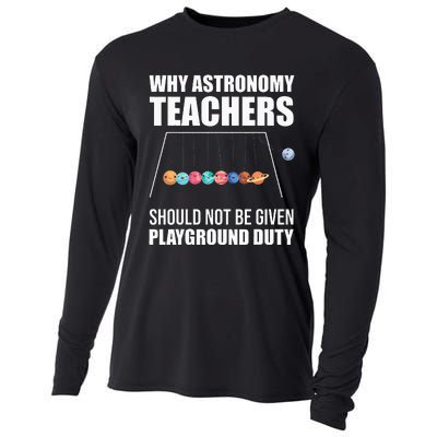 Discover the Wonders of Space with Astronomy Teachers Cooling Performance Long Sleeve Crew