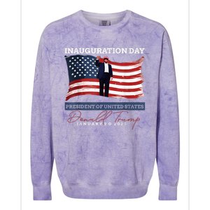 Donald Trump Wins Us Presidency Trump Won 2024 Usa President Colorblast Crewneck Sweatshirt