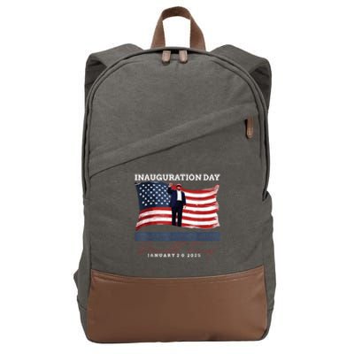 Donald Trump Wins Us Presidency Trump Won 2024 Usa President Cotton Canvas Backpack