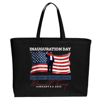 Donald Trump Wins Us Presidency Trump Won 2024 Usa President Cotton Canvas Jumbo Tote