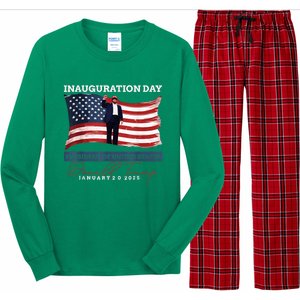 Donald Trump Wins Us Presidency Trump Won 2024 Usa President Long Sleeve Pajama Set