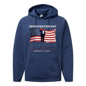 Donald Trump Wins Us Presidency Trump Won 2024 Usa President Performance Fleece Hoodie