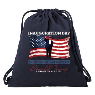 Donald Trump Wins Us Presidency Trump Won 2024 Usa President Drawstring Bag