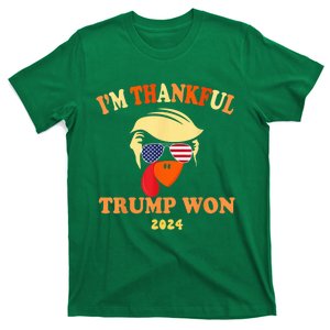 Donald Trump Wins Us Presidency Trump Won 2024 Usa President T-Shirt