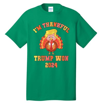 Donald Trump Wins Us Presidency Trump Won 2024 Usa President Tall T-Shirt