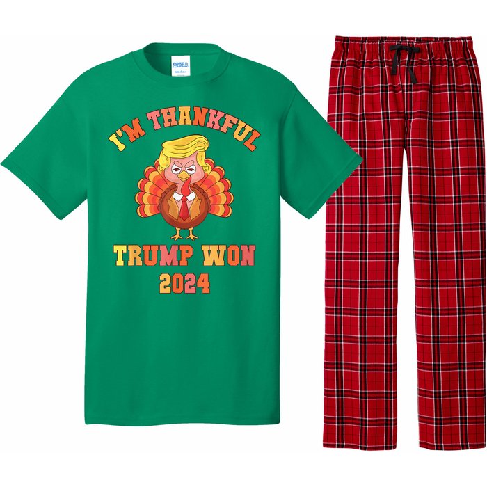 Donald Trump Wins Us Presidency Trump Won 2024 Usa President Pajama Set