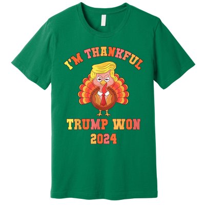 Donald Trump Wins Us Presidency Trump Won 2024 Usa President Premium T-Shirt