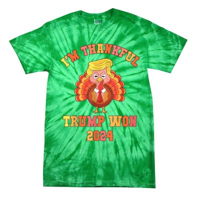 Donald Trump Wins Us Presidency Trump Won 2024 Usa President Tie-Dye T-Shirt