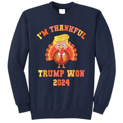 Donald Trump Wins Us Presidency Trump Won 2024 Usa President Tall Sweatshirt