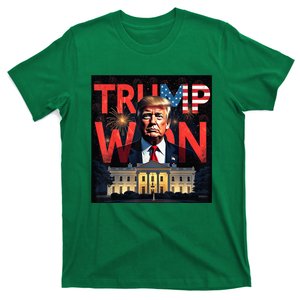 Donald Trump Wins Us Presidency Trump Won 2024 Usa President T-Shirt