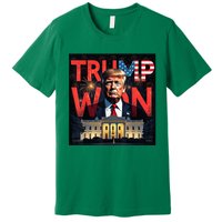 Donald Trump Wins Us Presidency Trump Won 2024 Usa President Premium T-Shirt