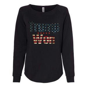 Donald Trump Wins Us Presidency Trump Won 2024 Usa President Womens California Wash Sweatshirt