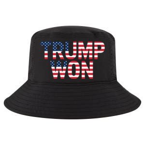 Donald Trump Won 2024 Election Republican Win Trump Won 2024 Cool Comfort Performance Bucket Hat